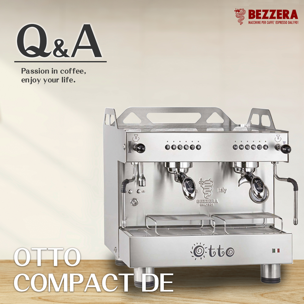 BEZZERA 貝澤拉 OTTO COMPACT DE 雙孔營業用咖啡機 220V  |【客服專區】