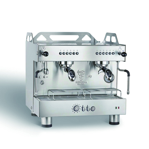 BEZZERA 貝澤拉 OTTO COMPACT DE 雙孔營業用咖啡機 (不銹鋼版) 220V  |新品上市！焦點推薦