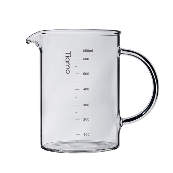 Tiamo 玻璃咖啡下壺 650ml(厚款)  |玻璃量杯
