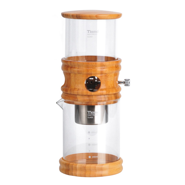 雜誌款！Tiamo 竹製冰滴咖啡壺組600ml(5人份)  |冰滴咖啡壺