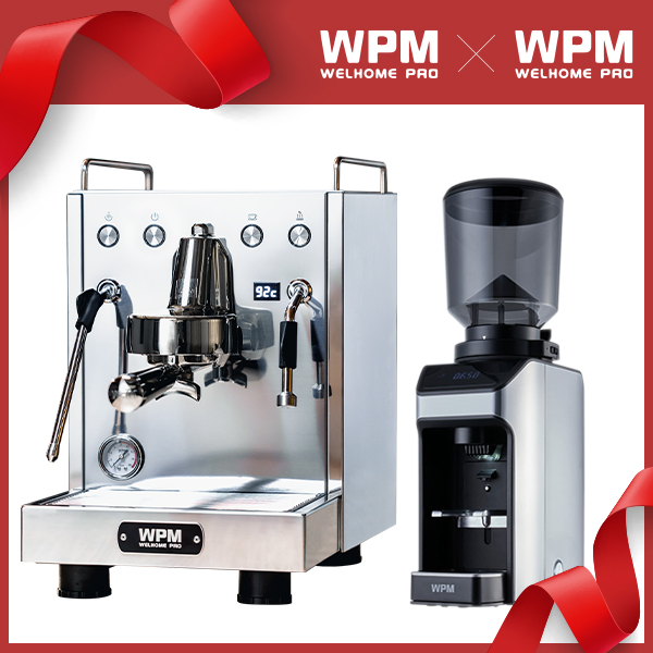 組合特惠！WPM KD-3000 半自動咖啡機(不銹鋼)220V+ WPM ZD-17OD All Ground 磨豆機 110V (不銹鋼)  |WPM 品牌專區